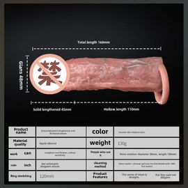 Couverture De Pénis En Silicone Liquide Pour Homme Grande Taille Extra Grande Et Épaisse Situation Sexuelle Adulte Accessoire De Bijoux Érotiques