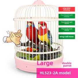 Oiseau Électronique De Simulation Stylo À Bave Humorous Créatif Décoration De Table Enfant Interactif Avec Le Son Style Oiseau 523-2a