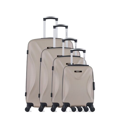 BLUESTAR - Set de 4 Valises GARIBALDI-M 75 cm 4 Roues