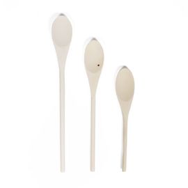 3 Grandes Cuillères En Bois Cuisine Touiller Tourner Mélanger 31 26 20 Cm