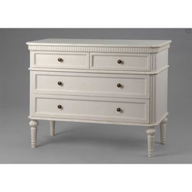 Commode 4 Tiroirs En Bois Blanc - Blaise