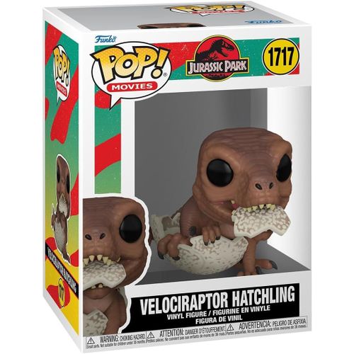 Jurassic Park Hatchling - Figurine Pop! Velociraptor 9 Cm