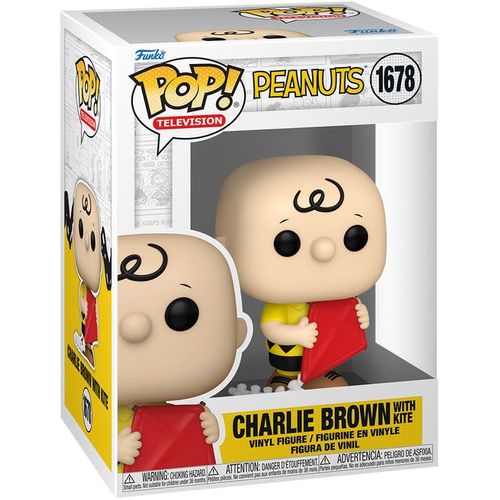 Figurine Funko Pop - Snoopy N°1678 - Charlie Brown Avec Cerf-Volant (83506)