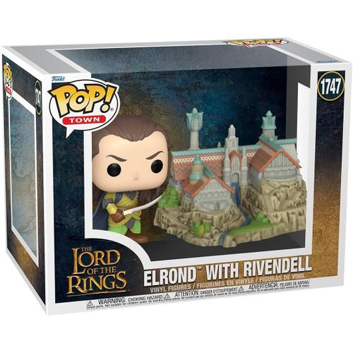 Figurine Funko Pop - Le Seigneur Des Anneaux N°1747 - Lord Elrond Avec Fondcombe (83787)