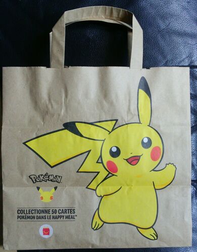 Pikachu Pokémon Sac Collection Mcdonald's Mcdo