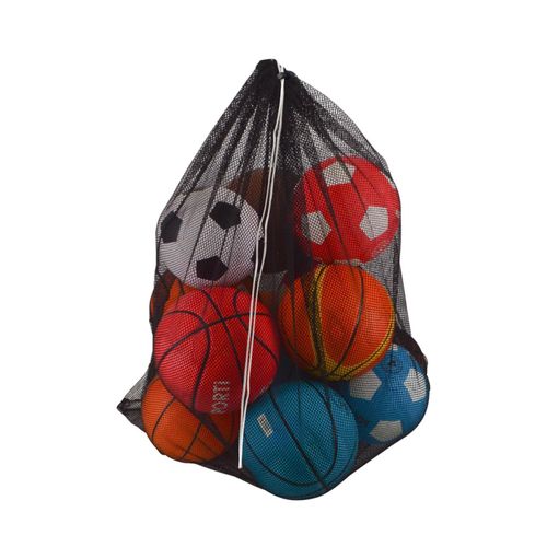 Sac À Ballons Matelot En Maille Ajourée Sporti France - Noir