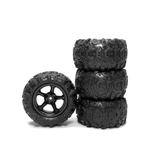 4 Pcs Pneu En Caoutchouc Roue Pneu pour 9300 9310 PXtoy 9300 9302 9303 9304 1/18 RC Voiture Pièces De Rechange Accesso