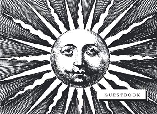 Guestbook: Vintage Sun For Birthday, Baby Shower, Anniversary, Bridal Shower And Wedding Also For Retirement Memorial Or Funeral Celebration Of Life Service