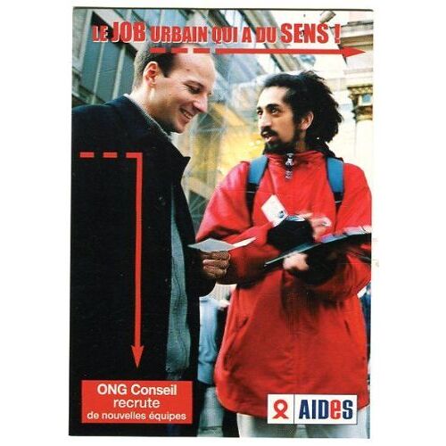 Carte Postale - " Aides " Recrute - " Le Job Urbain Qui A Du Sens ! "