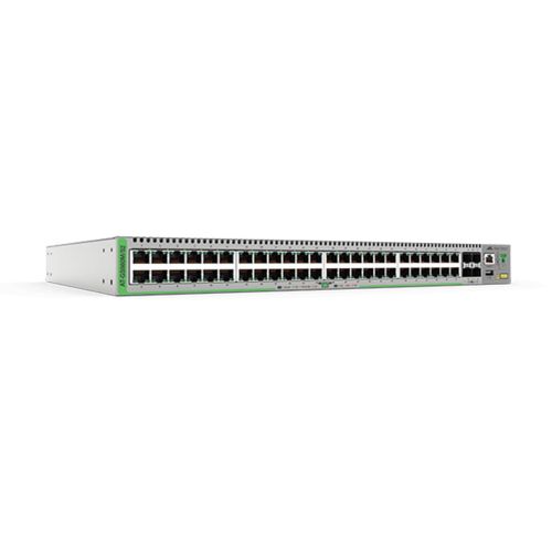 Allied Telesis AT GS980M/52 - Commutateur - Géré - 48 x 10/100/1000 + 4 x Gigabit SFP - de bureau, Montable sur rack, fixation murale