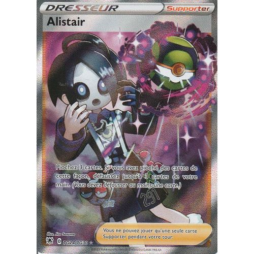 Carte Pokemon - Dresseur - Alistair - Tg24/Tg30 - Ultra-Rare - Eb10 Astres Radieux -