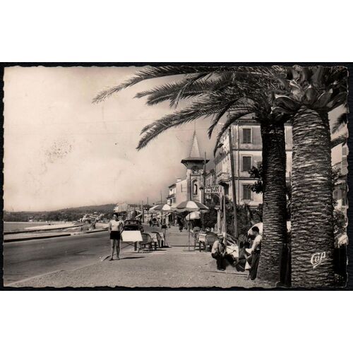 Carte Postale Ancienne, France, Alpes Maritimes ( 06 ), Cros De Cagnes, La Promenade