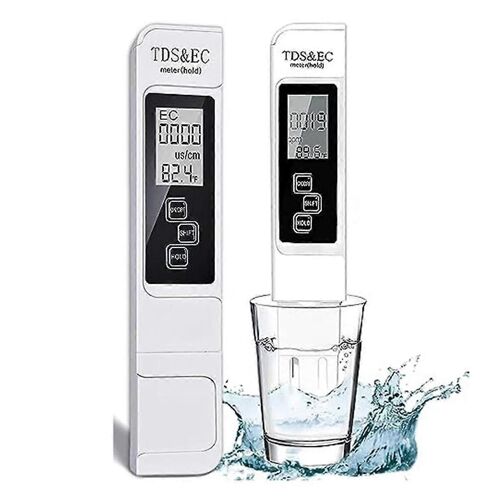 Testeur d'eau numérique TDS 3-en-1 (TDS, température et compteur EC), compteur 0-999Ppm PPM pour Hydropo