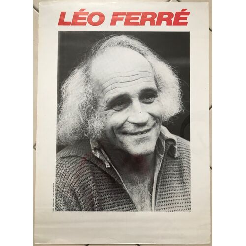 Léo Ferré - Affiche / Poster Envoi En Tube - 70x100cm