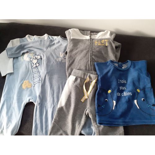 Lot De 5 Vêtements Enfant - Taille 18 Mois