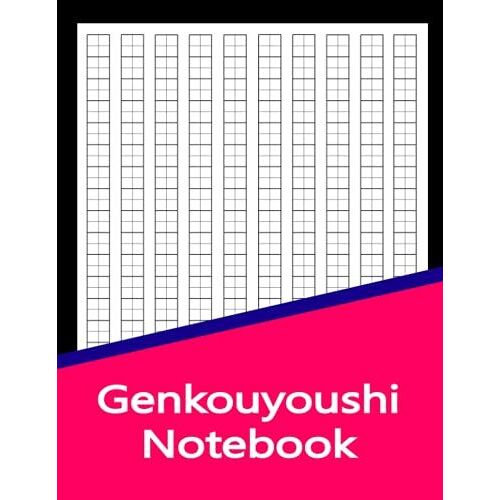 Genkouyoushi Notebook: Japanese Writing Practice Book