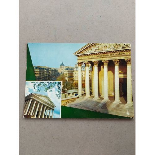 Carte Postale Paris Eglise De La Madeleine Et Saint Augustin