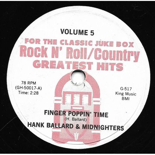 Hank Ballard & Midnighters / Hank Snow Finger Poppin' Time / I'm Movin On