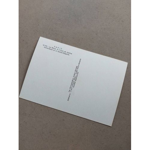 Carte Postale Paris La Seine Le Palais De Justice