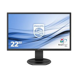 Philips B Line 221B8LJEB - Écran LED - 22" - 1920 x 1080 Full HD (1080p) @ 60 Hz - TN - 250 cd/m² - 1000:1 - 1 ms - HDMI, VGA - haut-parleurs - noir texturé