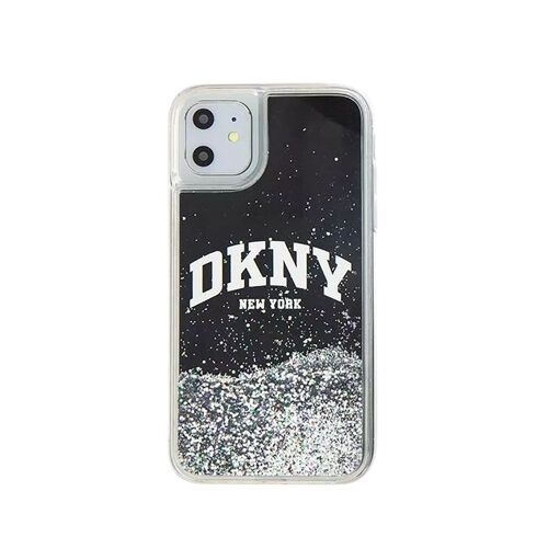 Coque pour Apple iPhone 11 Édition Liquid Glitter Arch Flexible Ultra-Chic DKNY Noir