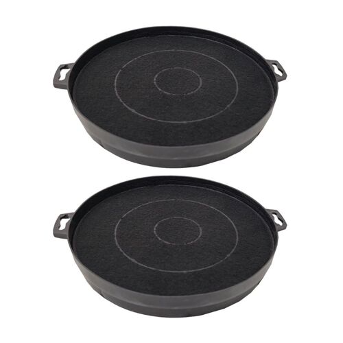 SOS Accessoire Lot de deux filtres charbon type B210 FAC539 210X30 mm pour Hotte WHIRLPOOL CHF210 481281718524 KFC6901 Hotte (CHF210 481281718524 KFC6901 FAURE BRANDT SAUTER SCHOLTES AIRLUX THERMOR W