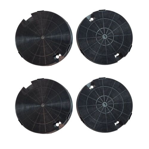 SOS Accessoire Lot de quatre filtres charbon type 29 CHF029 195X33 mm pour Hotte TOUTES MARQUES 481249038013 AMC912 Hotte (481249038013 AMC912 WHIRLPOOL BRANDT BAUKNECHT ARISTON HOTPOINT INDESIT IKEA
