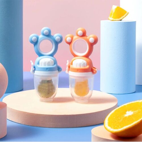 Tétine D'alimentation En Silicone Pour Bébés, Tétine Pour Nouveau-Nés, Grignoteuse Manger Des Fruits Et Légumes, Produits De Dentition, Boîte Cadeau, Livraison Directe