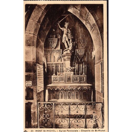 Carte Postale Du Mont Saint-Michel (Manche) Eglise Paroissiale - Chapelle Saint-Michel (Réf.23)