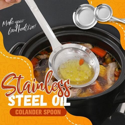 Filtre Multifonctionnel En Acier Inoxydable, Cuill¿¿Re ¿¿ Mailles Fines, Filtre ¿¿ Huile, Filet Pour Aliments Frits, Gadgets De Cuisine