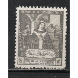 Timbre-Poste De République Dominicaine