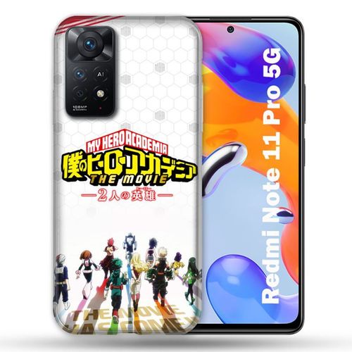 Coque Pour Xiaomi Redmi Note 11 Pro / 11 Pro 5g Manga My Hero Academia Blanc