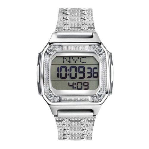 Philipp Plein Montre Argent Digital Femmes Hyper $Hock Pwhaa1121