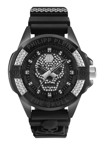 Philipp Plein Montre Noir Analogique Hommes The $Kull Pwaaa1421
