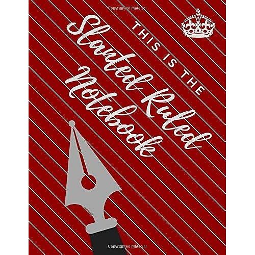 Slanted Ruled Notebook: Caligraphy Kits For Beginners, Left Handed Writing, Journal Left Handed, Handwriting Left Handed, Handwriting For Lefties, Leftie, Left Handed Composition Notebooks (110 Pages,