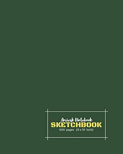Amiesk Notebook | Sketch Book | 600 Pages (8 X 10 Inch) | Glossy Cover