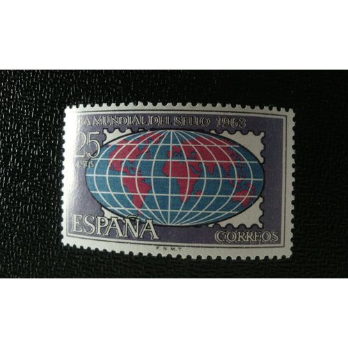 Timbre Espagne ( Yt 1172 ) 1963 Journée Mondiale Du Timbre