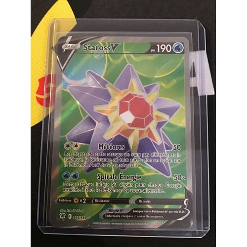 Staross V Full Art 166/189 Série Epée Et Bouclier Astres Radieux
