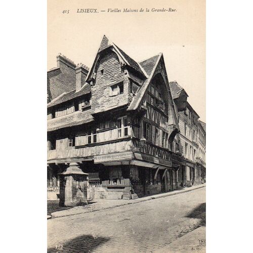 Carte Postale Ancienne - 415 - Lisieux - Vieilles Maisons De La Grande-Rue