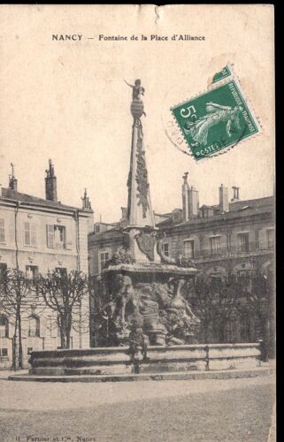 Carte Postale De Nancy (Meurthe Et Moselle) Fontaine De La Place D'alliance