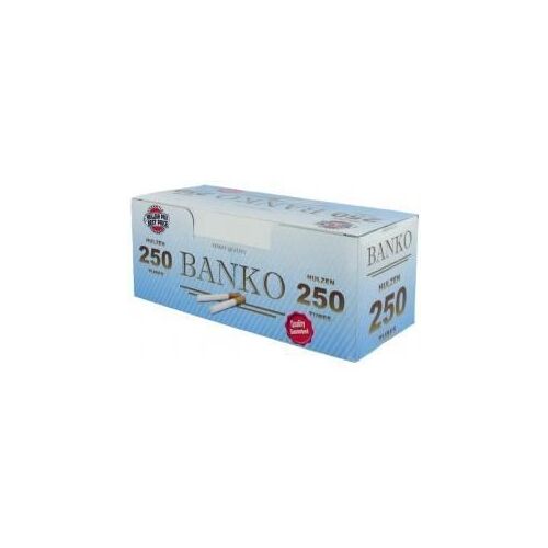 BOITE DE 250 TUBES A CIGARETTES BANKO