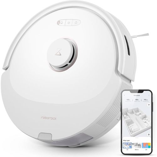 ROBOROCK Q8 MAX - ASPIRATEUR ROBOT AVEC 2 BROSSES - AVEC DESSIN 3D - BLANC