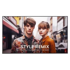 LG 65US5P-E - 65" TV LCD rétro-éclairée par LED - signalisation numérique avec Pro:Idiom intégré - webOS - 4K UHD (2160p) 3840 x 2160 - DEL de façade - noir