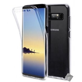 Housse Etui Coque Gel 360 Integrale Samsung Galaxy Note 8 + Film Ecran - Transparent