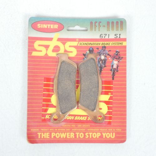 Plaquette De Frein Sbs Pour Moto Aprilia 125 Rx Enduro 2t 2008 À 2013 Av Neuf