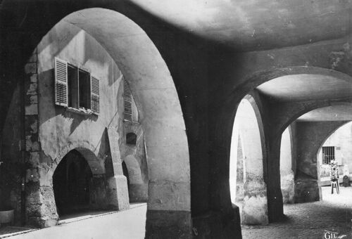 Carte Postale Noir Et Blanc - Dentelee N° 1317 Annecy - Vieilles Arcades - Editions Gil