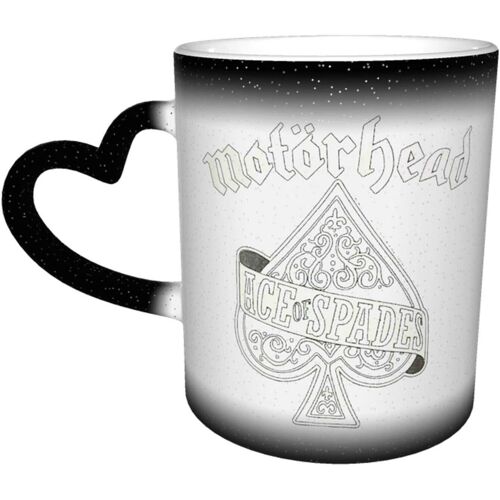 Mot?Rhead Ace Of Spades Starry Sky Color Changing Mug Porcelain Cup Ceramics Home Use Office Environmental Protection