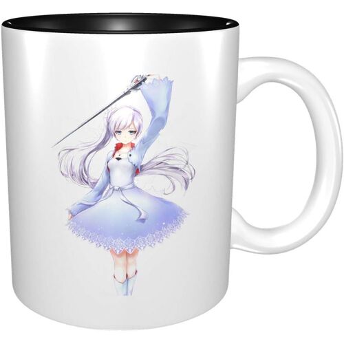 Rwby Weiss Schnee Anime Ceramic Cup Coffee Mug Unique Funny Coffee Mug Novelty Travel Mug For Men & Women Tea Mugs & Coffee Cups--Rwby15