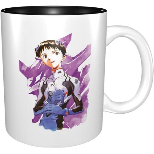 Neon Genesis Evangelion Ikari Shinji Anime Ceramic Cup Coffee Mug Unique Funny Coffee Mug Novelty Travel Mug For Men & Women Tea Mugs & Coffee Cups
