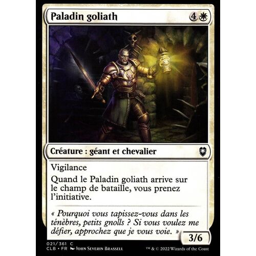 Paladin Goliath - Magic - La Bataille De La Porte De Baldur - C - 21/361